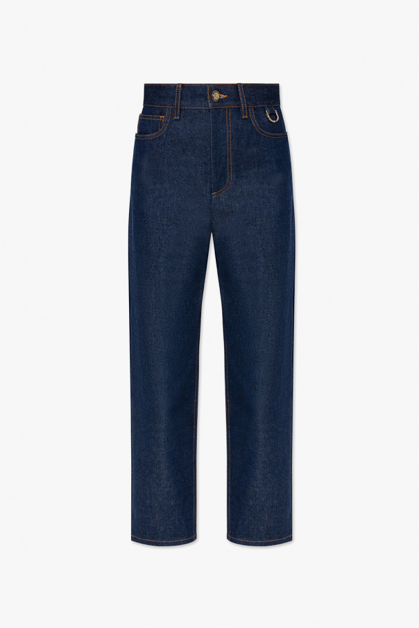Fendi BELT High-waisted jeans