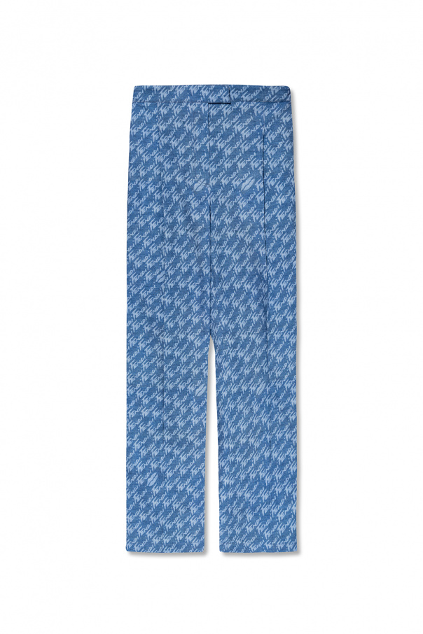 Fendi Spodnie ze wzorem ‘Fendi Brush’