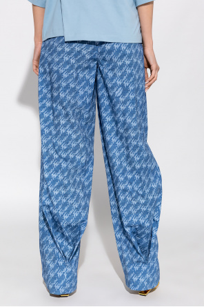 Fendi Trousers with Fendi Brush pattern