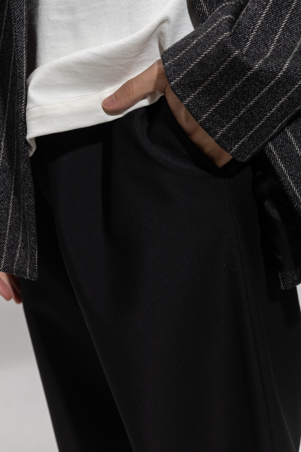 Acne Studios Wool chiaro trousers
