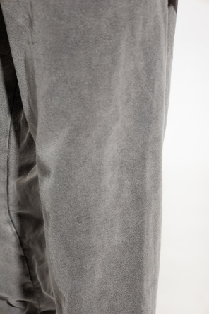 Acne Studios inverted-pleat detail shorts Black