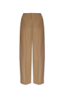 Acne Studios beige Pleat-front trousers