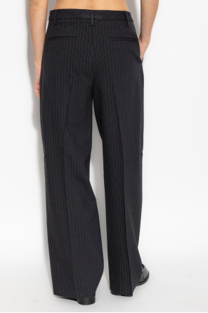 Acne Studios Pinstriped pleated trousers