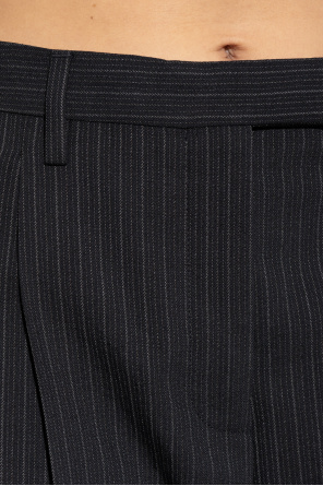 Acne Studios Pinstriped pleated trousers