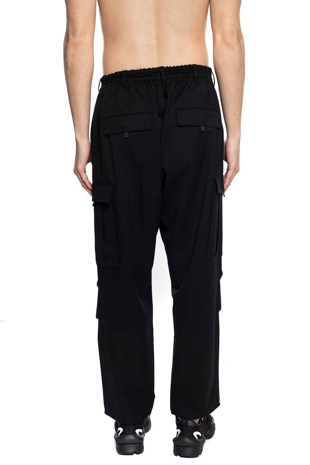 Y-3 Yohji Yamamoto Trousers with logo | Men's Clothing | Vitkac