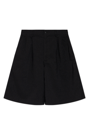 Pleated shorts