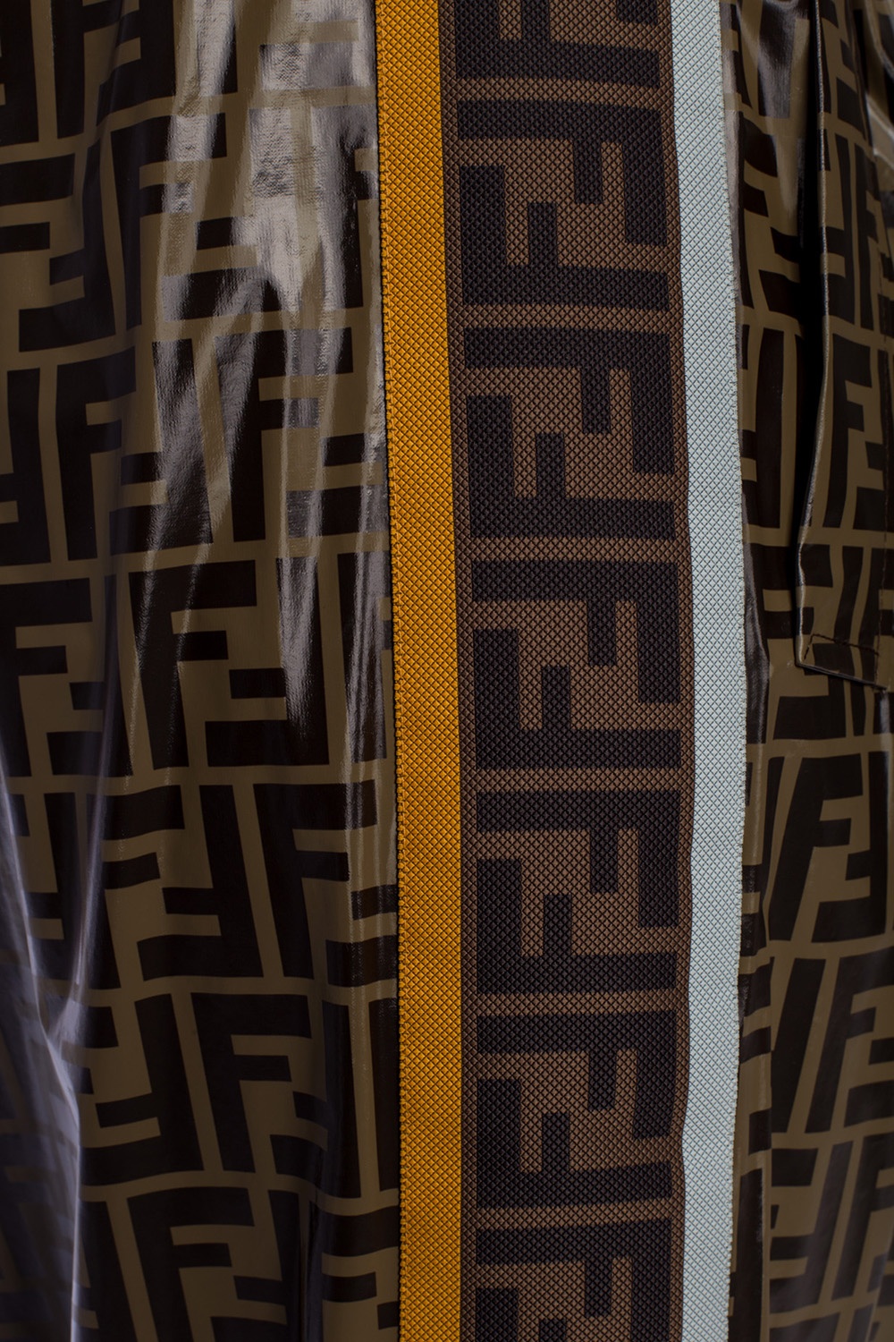 Brown Silk trousers with monogram Fendi - Vitkac Canada