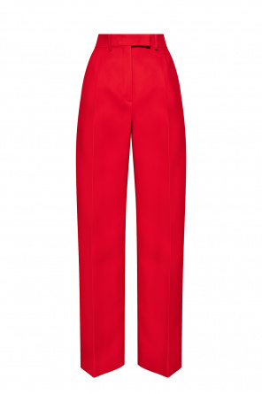 Fendi Demi Jour Two-Way Bag Rosa Grau Rot Leder 8BT222