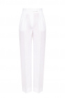 Fendi Linen pleat-front trousers