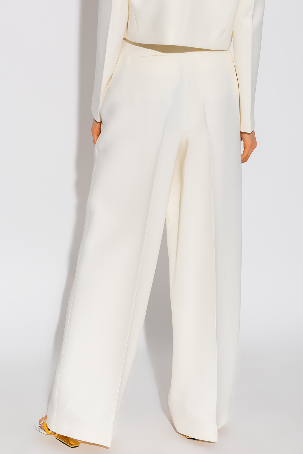 FENDI tailored wide-leg trousers - White