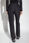 Fendi Wool pleat-front trousers