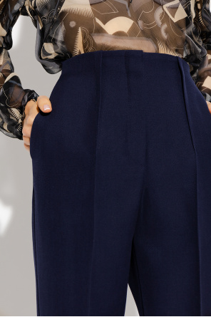 Fendi Pleat-front sequin trousers