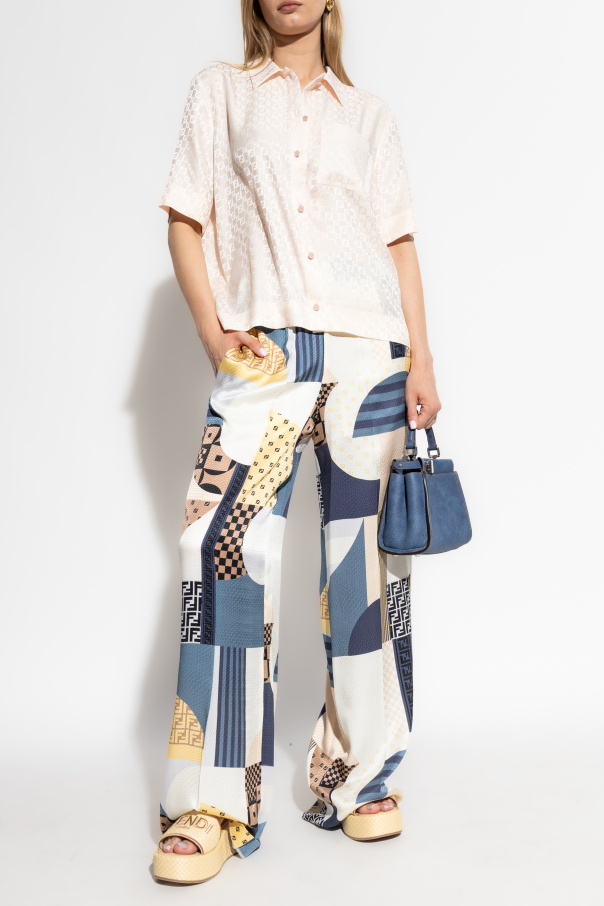 Fendi Loose fit trousers