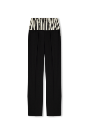 asymetryczna sukienka striped fendi sukienka ajde