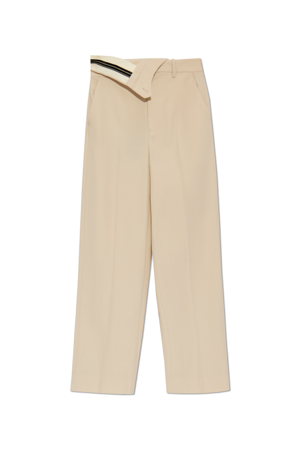 Pleat-front trousers od Fendi