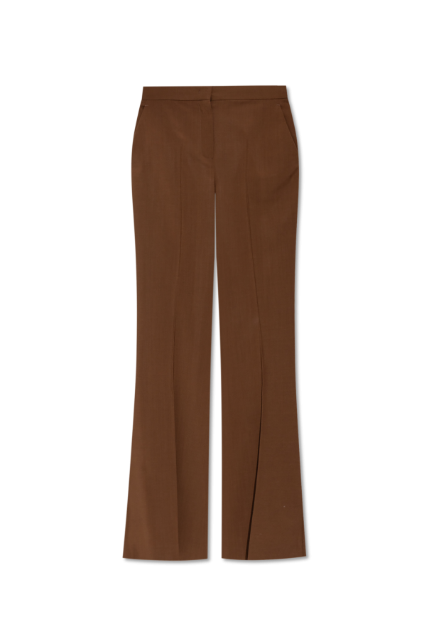 Flared crease-leg trousers od Fendi