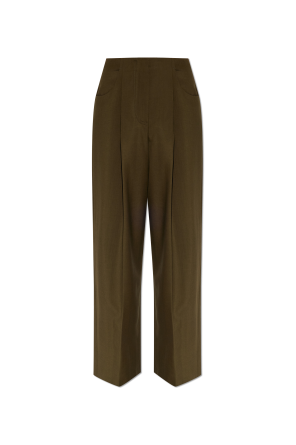 Pantalones de lana con pinzas