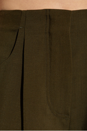 Fendi Wool trousers with pleats