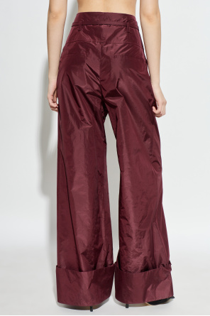 Fendi Loose-Fit Silk Trousers