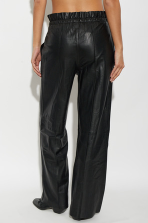 AllSaints Leather Trousers ‘Fran’