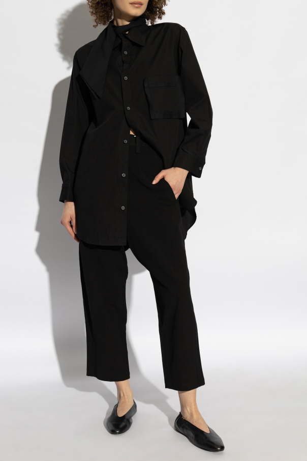 Yohji Yamamoto Pantalones de pierna ancha