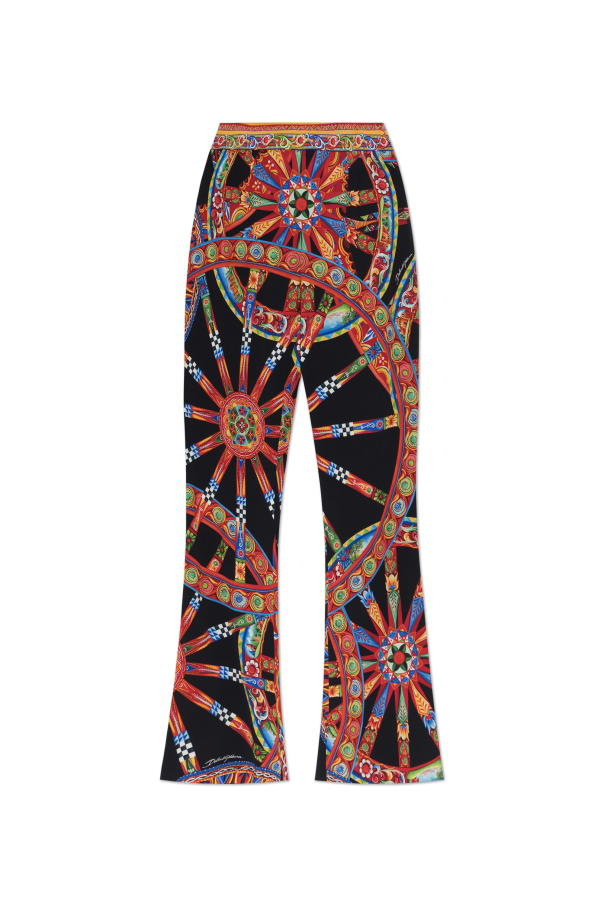 Trousers with 'Carretto' print od Dolce & Gabbana