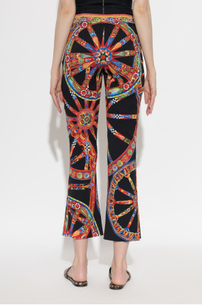 Dolce & Gabbana Trousers with 'Carretto' print