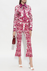 Dolce & Gabbana PINK Silk trousers