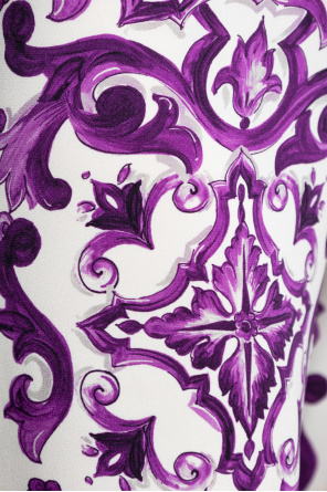 Dolce & Gabbana Jedwabne spodnie