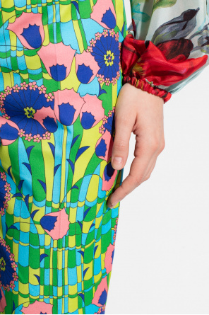 Womens Belt CALVIN KLEIN JEANS Monogram Hardware 30Mm K60K607093 BLK trousers Bermu with floral motif