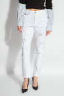Dolce & Gabbana WHITE Boyfriend jeans