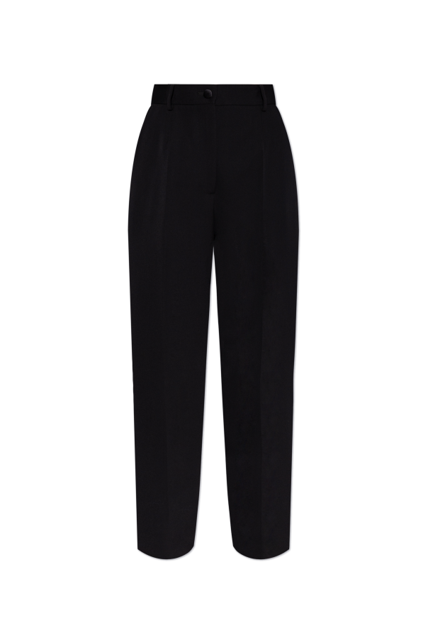 Dolce & Gabbana Woolen pleated trousers