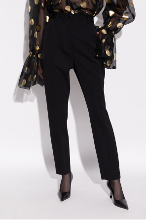 Dolce & Gabbana Woolen pleated trousers