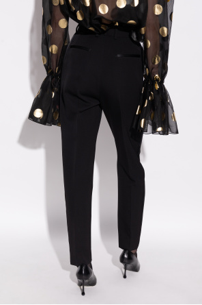 Dolce & Gabbana Woolen pleated trousers