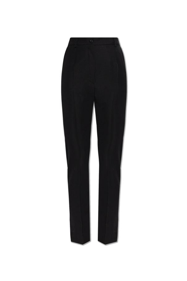Wool pleated trousers od Dolce & Gabbana