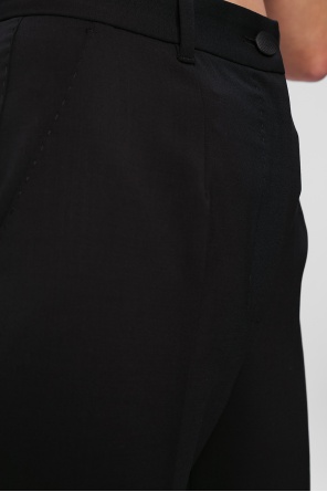 Dolce & Gabbana Wool pleat-front trousers