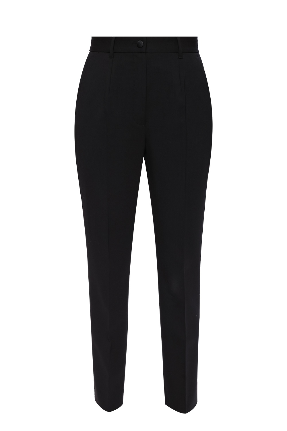 Dolce & Gabbana Wool pleat-front trousers