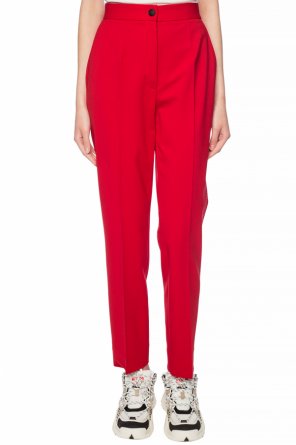 Dolce & Gabbana Creased wool long trousers