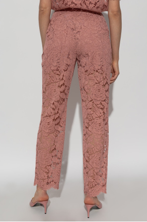 Dolce & Gabbana Pantalones de encaje
