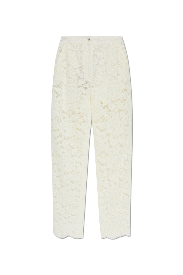 Lace trousers od Dolce & Gabbana