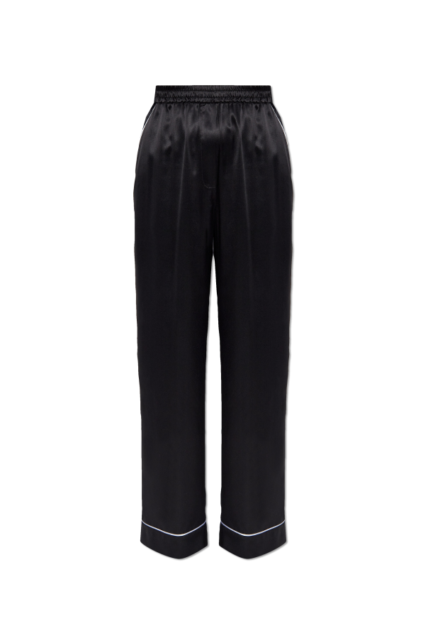 Silk wide-leg pants od Dolce & Gabbana