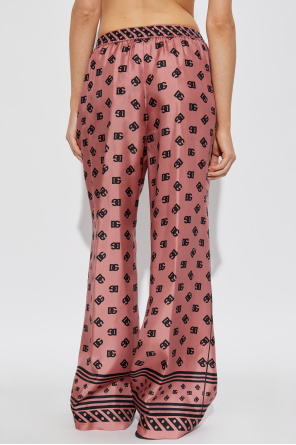 Dolce & Gabbana Loose-fitting silk trousers