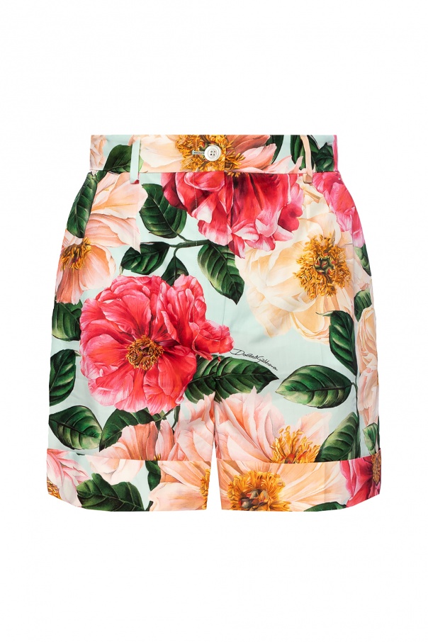 Dolce & Gabbana Floral-printed shorts