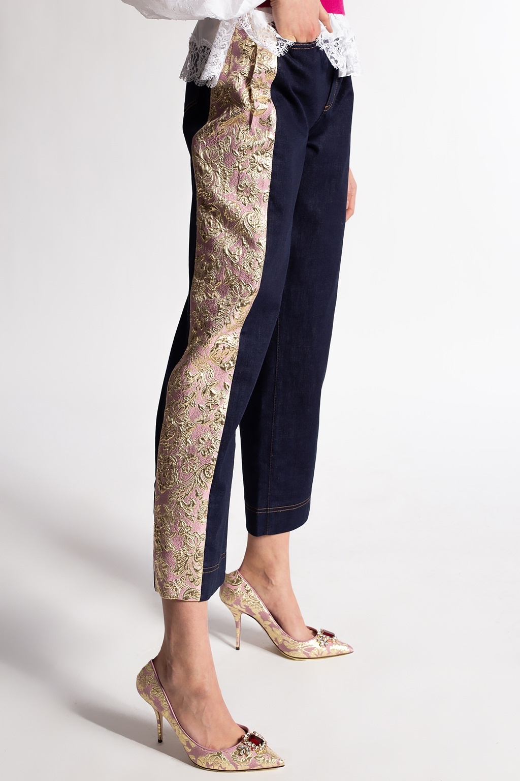 Dolce & Gabbana Jeans with decorative appliqué