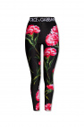 Dolce & Gabbana BLACK Floral leggings