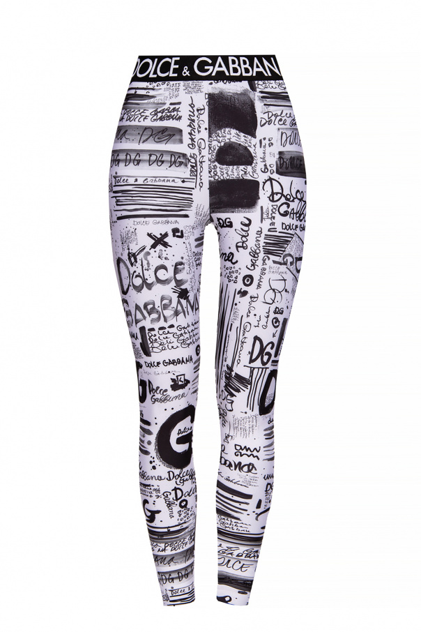 Leggings with logo Dolce & Gabbana - GenesinlifeShops Canada