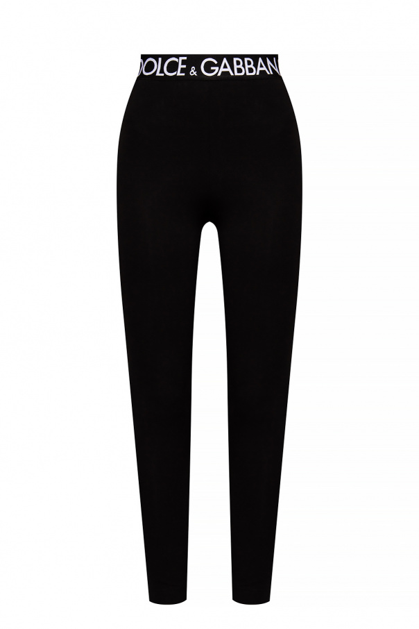 Leggings with logo Dolce & Gabbana - IetpShops Italy - Dolce