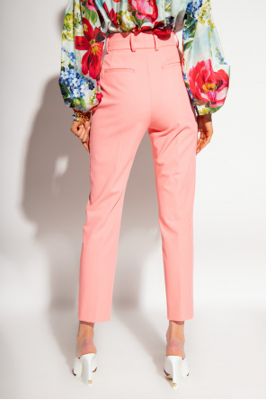 Dolce & Gabbana The ‘Joy Therapy’ collection pleat-front trousers