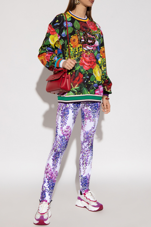 Dolce & Gabbana Leggings with floral motif