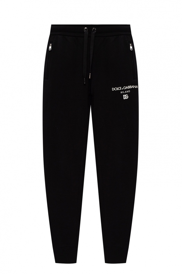 Dolce & Gabbana WOMEN JACKETS VESTS Logo sweatpants